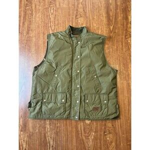 Polo Ralph Lauren Dry Goods 1X Pointer Dog Lined Cargo Vest Army Green